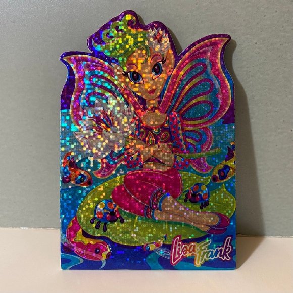Vintage Lisa Frank Nixie Fairy Prismatic Small Notepad - Picture 1 of 5